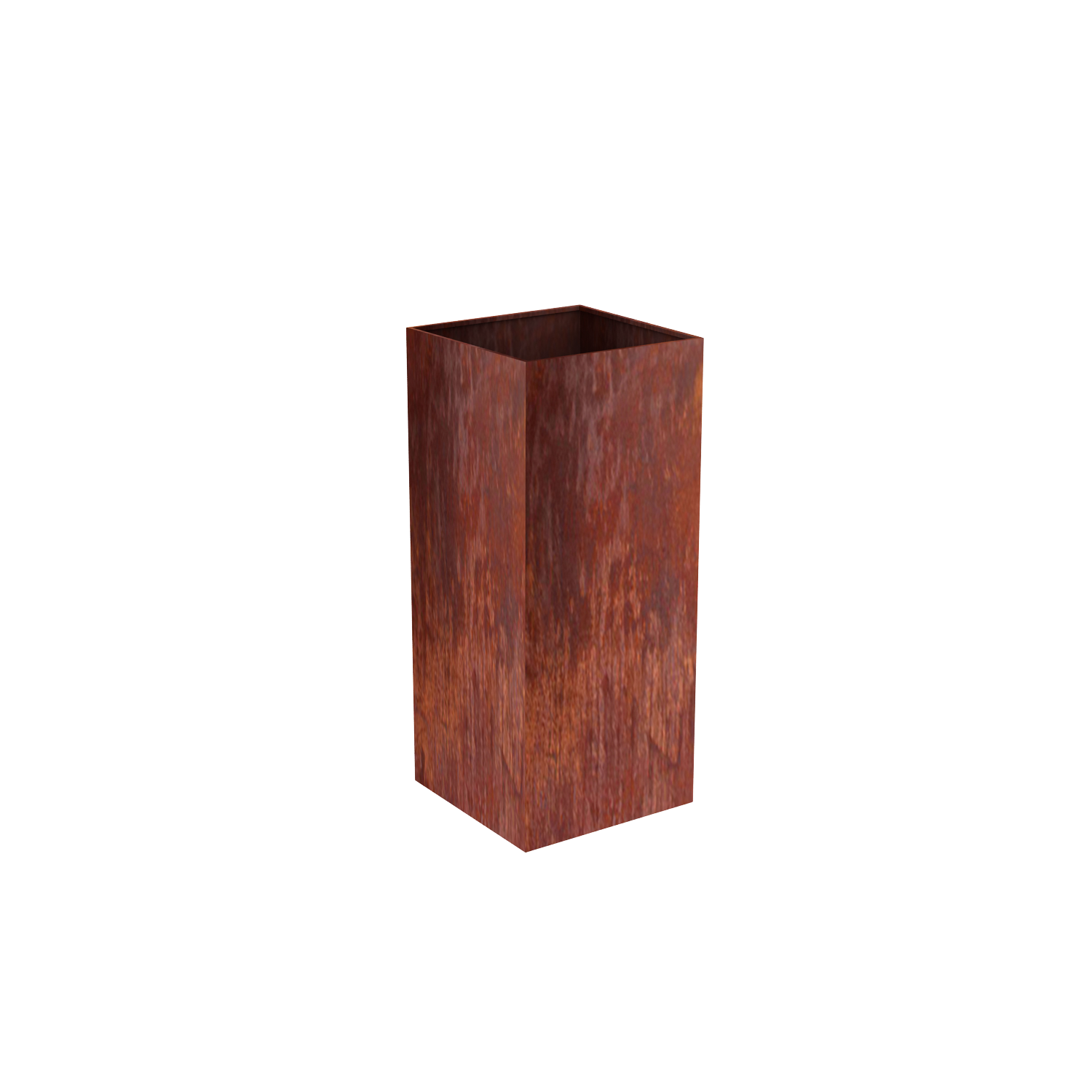 Corten Steel Column Planters